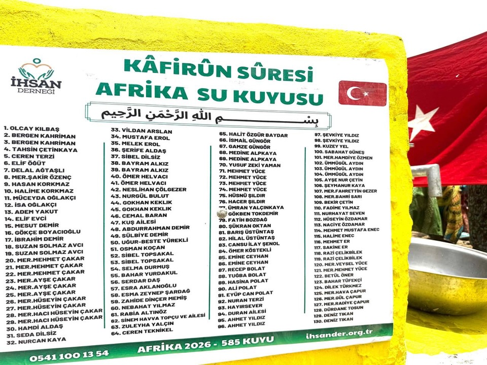 İhlasla Açılan Umut Kapısı: Afrika’da Kafirun Suresi Su Kuyumuz Açıldı