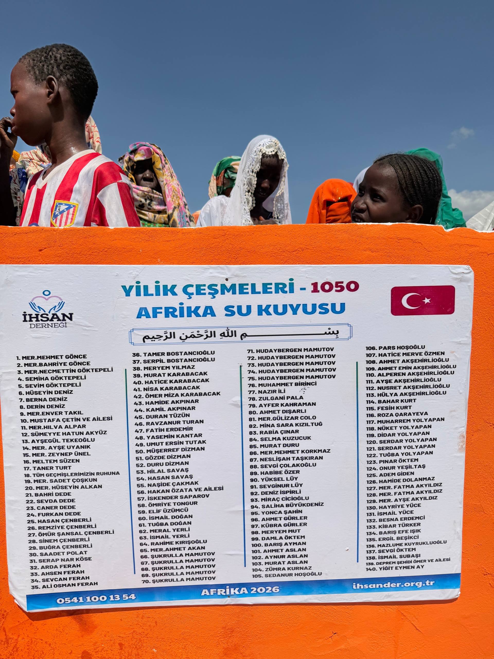 Afrika’da 1050 Su Kuyumuz Açıldı